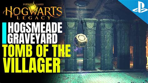 Tomb of the villager hogwarts legacy - Head to the mausoleum at the top of the graveyard with the candles and interact with the gate at night to reveal a hidden entrance to Hogwarts Legacy's Tomb of the Villager puzzle. In addition to ...